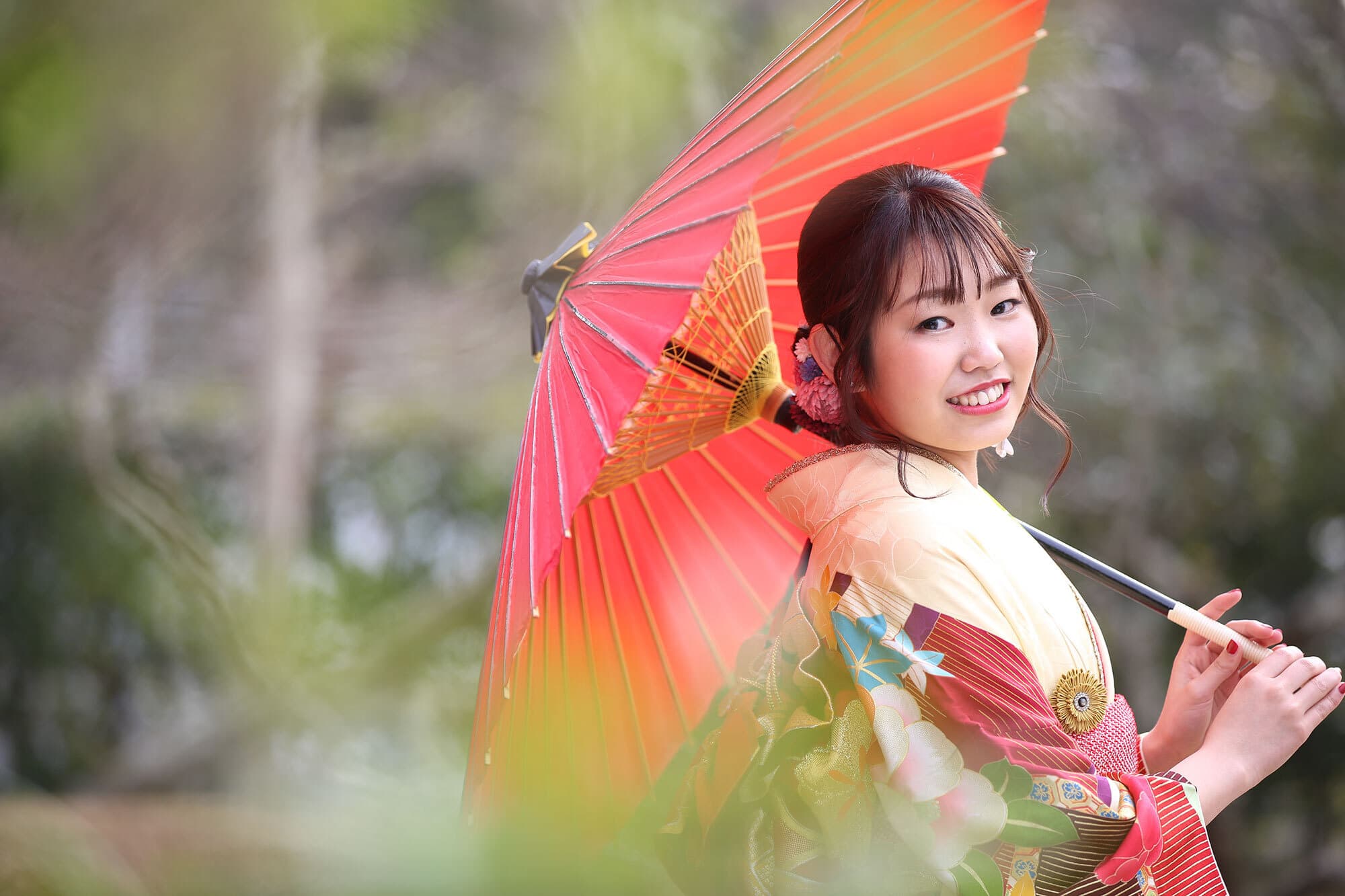 静岡で結婚式と成人式の前撮りロケーション撮影