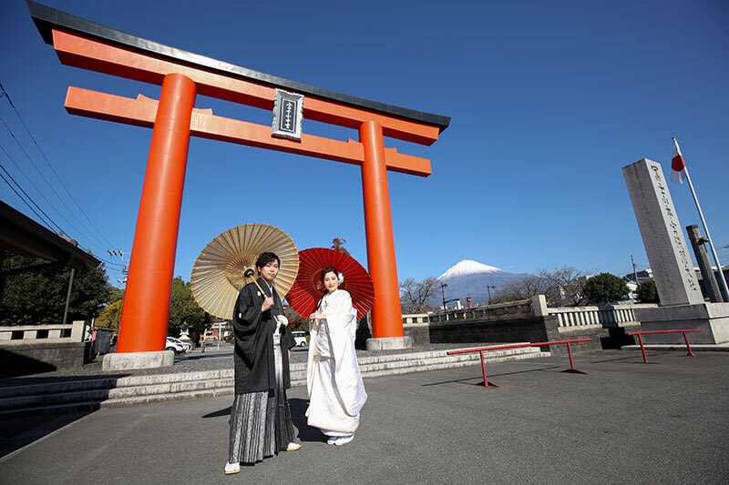 静岡で結婚式前撮りロケーション撮影